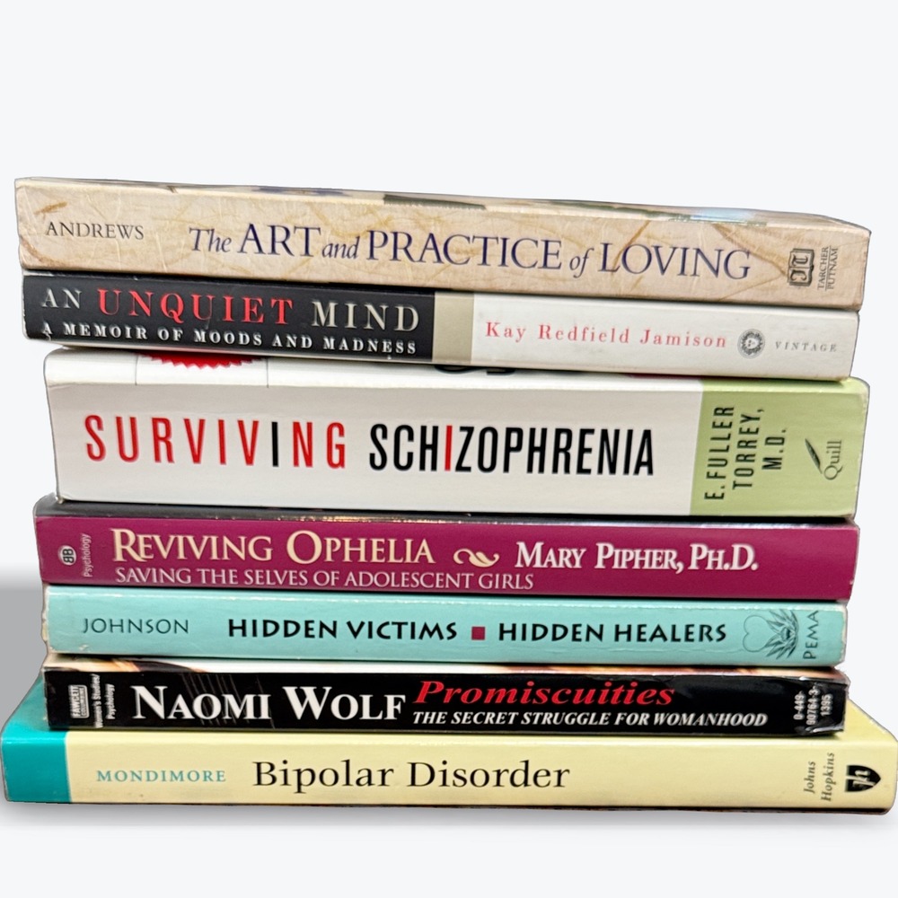 Mental Health‎ Self Help Books Lot Psychology Schizophrenia Bipolar Mind